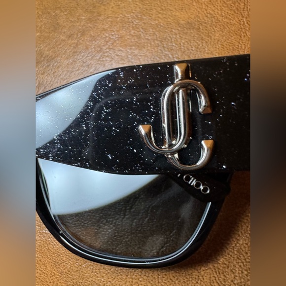 NWOT Jimmy Choo Women’s Sparkling Black Sunglasses main image 8